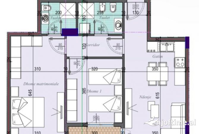 Shtepi ne shitje 2+1 ne Tirane - 124,880 Euro