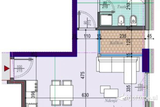 Casa in vendita 2+1 a Tirana - 119,250 Euro