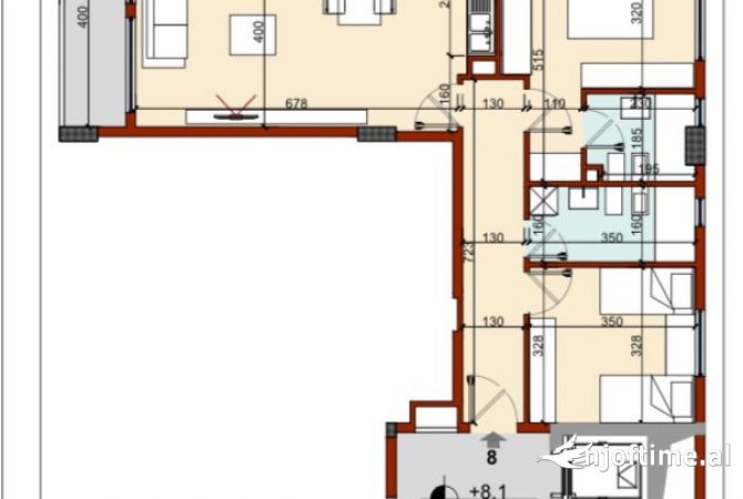 Shtepi ne shitje 2+1 ne Tirane - 184,500 Euro
