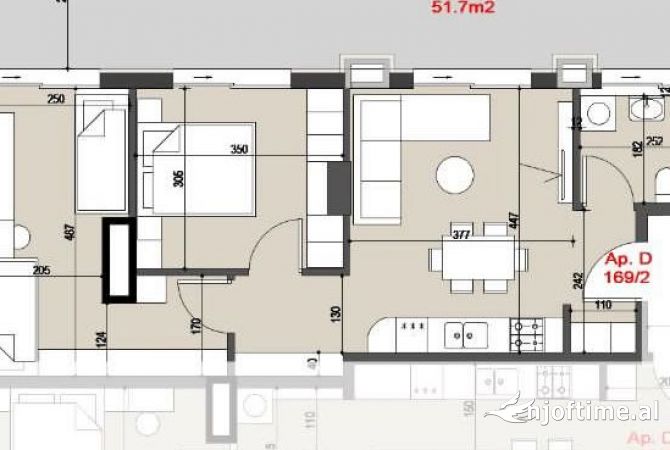 Shtepi ne shitje 2+1 ne Tirane - 97,000 Euro