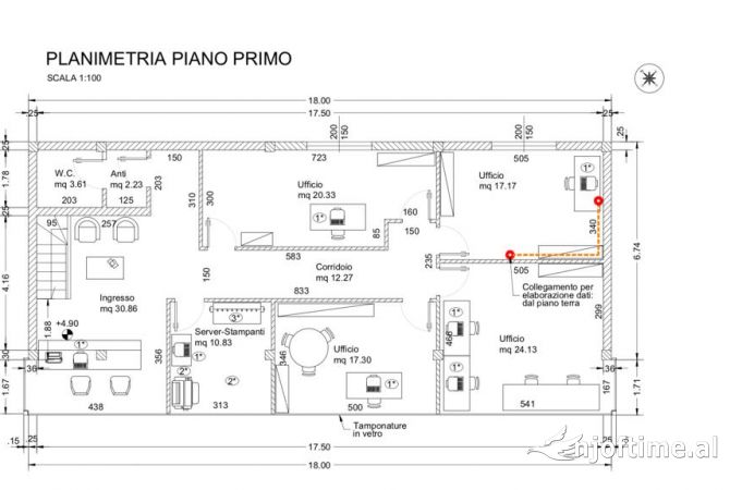 Ambient biznesi me qera 4+1 ne Tirane - 1,008 Euro