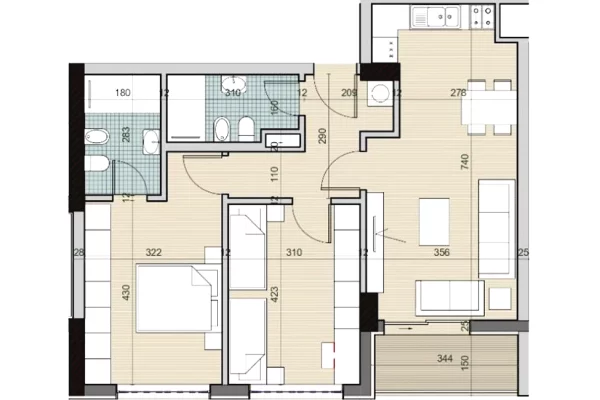 Shtepi ne shitje 2+1 ne Tirane - 120,000 Euro