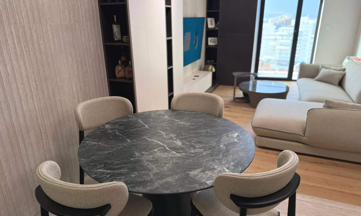 Shtepi me qera Apartament ne Tirane, 1+1, Mobilimi E mobiluar, Pagesa 1,200  Euro.