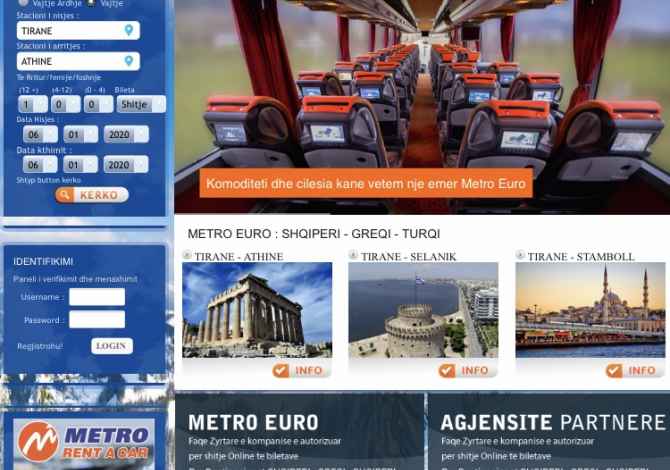 Servizi di transporto e Infrastuttura  a Tirana - 100 