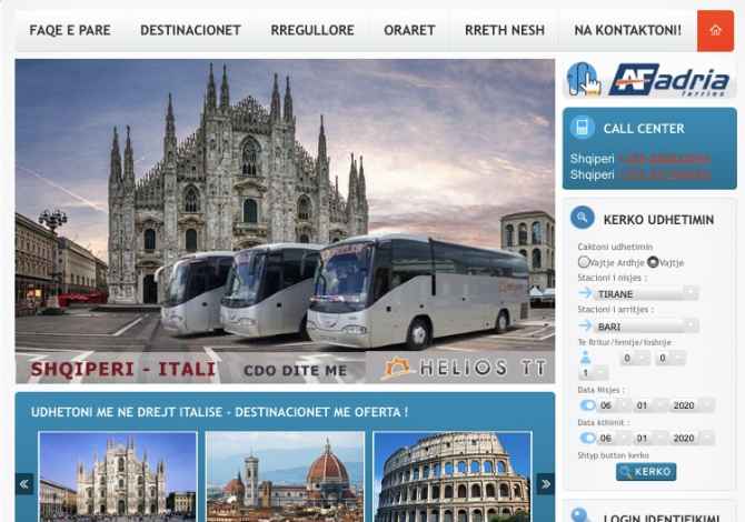 Sherbime Udhetimi dhe Transporti  ne Tirane - 100 