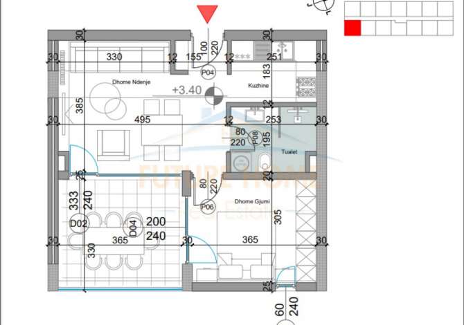 Shtepi ne shitje 1+1 ne Durres - 144,026 Euro