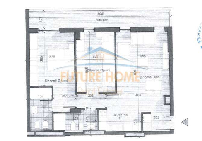 House for Sale 2+1 in Tirana - 110,500 Euro