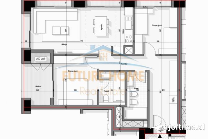 Shtepi ne shitje 2+1 ne Tirane - 278,000 Euro