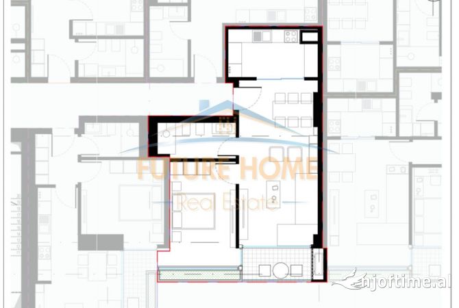 Shtepi ne shitje 1+1 ne Tirane - 149,000 Euro