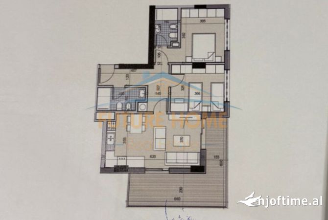 Shtepi ne shitje 2+1 ne Tirane - 126,200 Euro