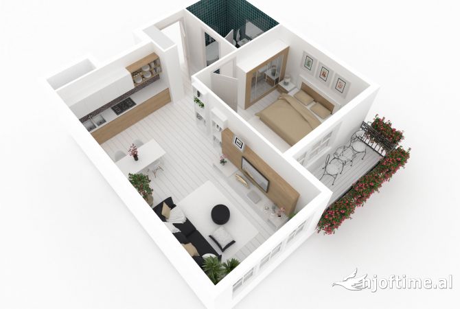 Shtepi ne shitje 1+1 ne Korce - 35,000 Euro