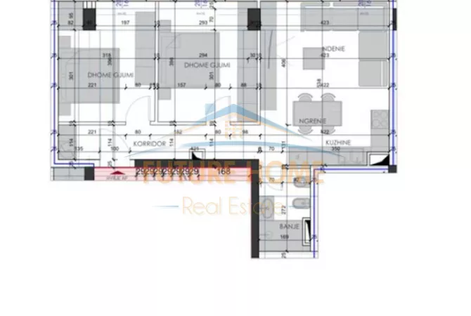 Shtepi ne shitje 2+1 ne Tirane - 143,500 Euro