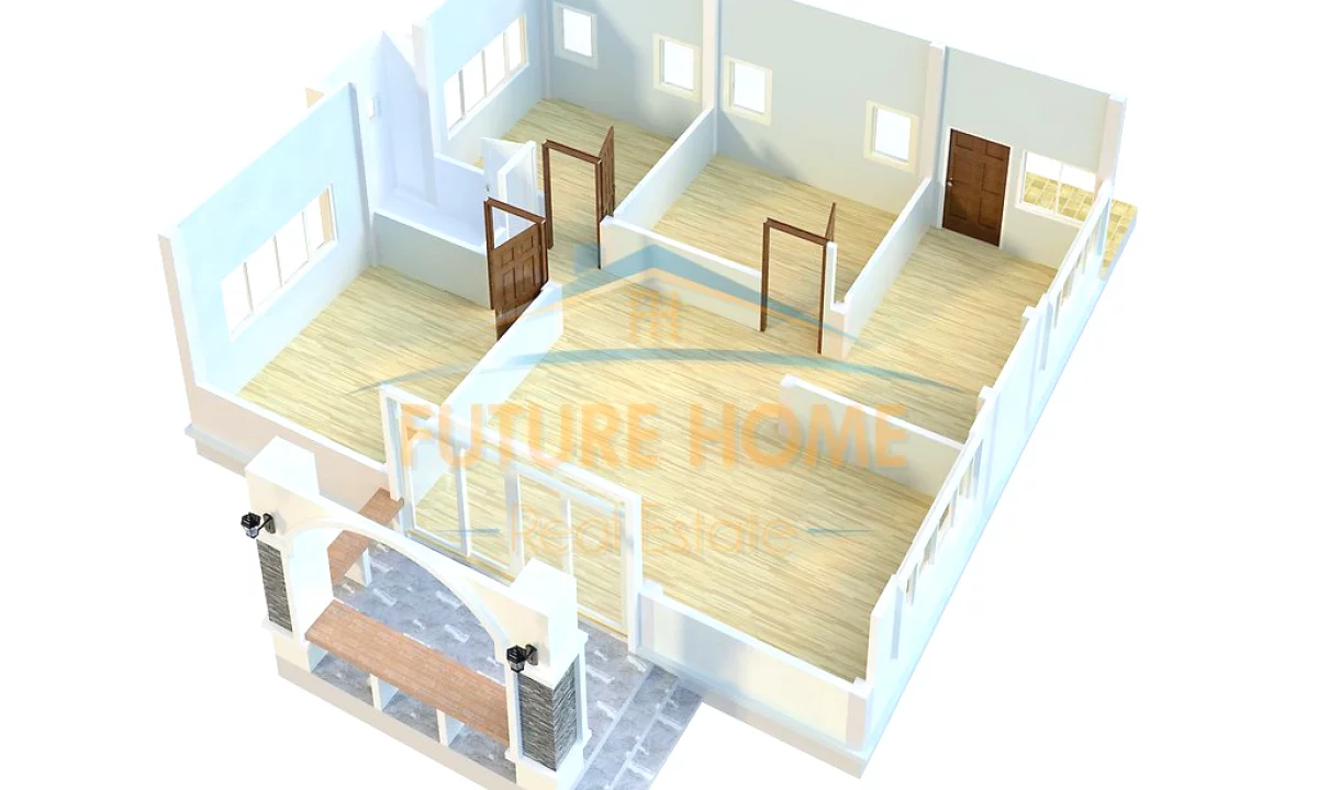 Shtepi ne shitje Apartament ne Lushnje, 2+1, Mobilimi Bosh, pa mobiluar, Pagesa 36,000  Euro.