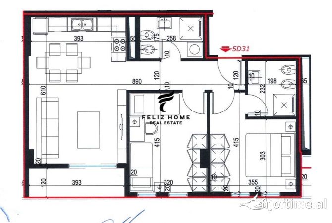 Shtepi ne shitje 2+1 ne Tirane - 85,000 Euro