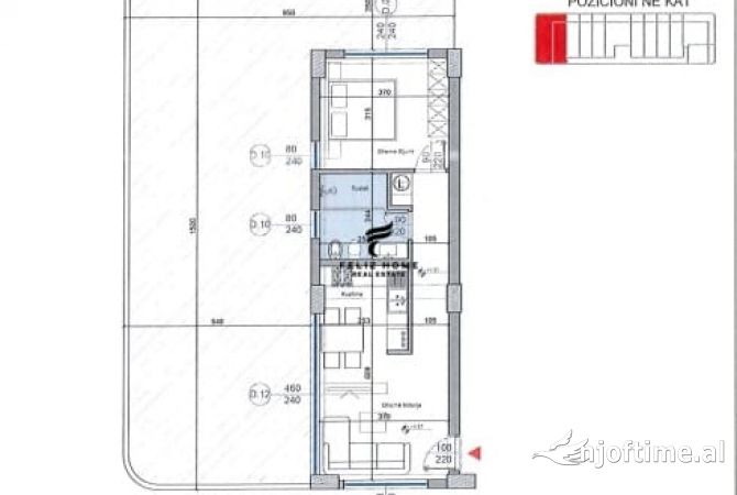 Shtepi ne shitje 1+1 ne Durres - 202,000 Euro