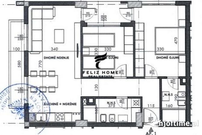 Shtepi ne shitje 2+1 ne Tirane - 134,000 Euro