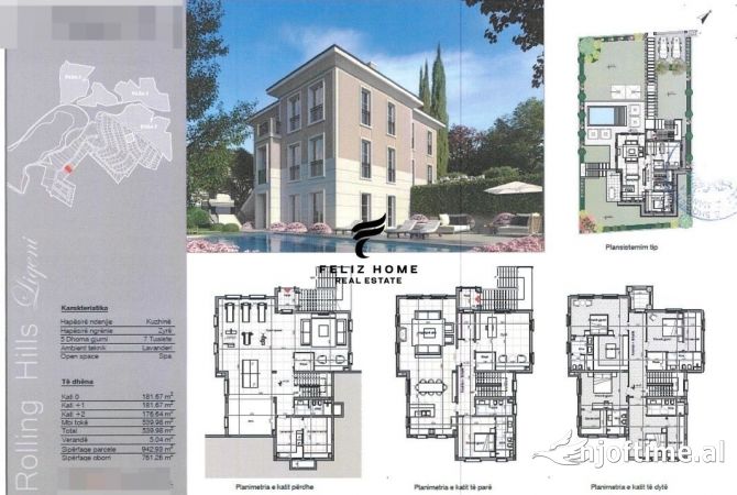 Shtepi ne shitje 4+1 ne Tirane - 1,535,000 Euro