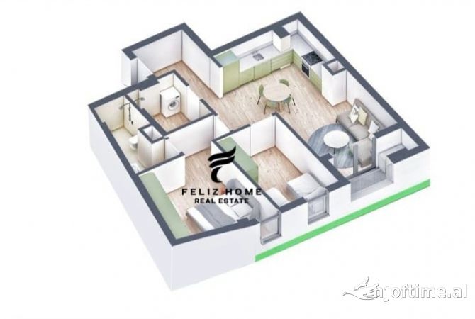 Shtepi me qera 2+1 ne Tirane - 450 Euro