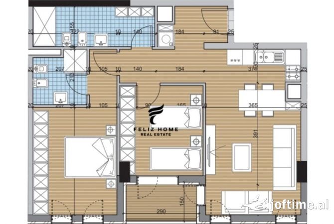 Shtepi ne shitje 2+1 ne Tirane - 110,750 Euro