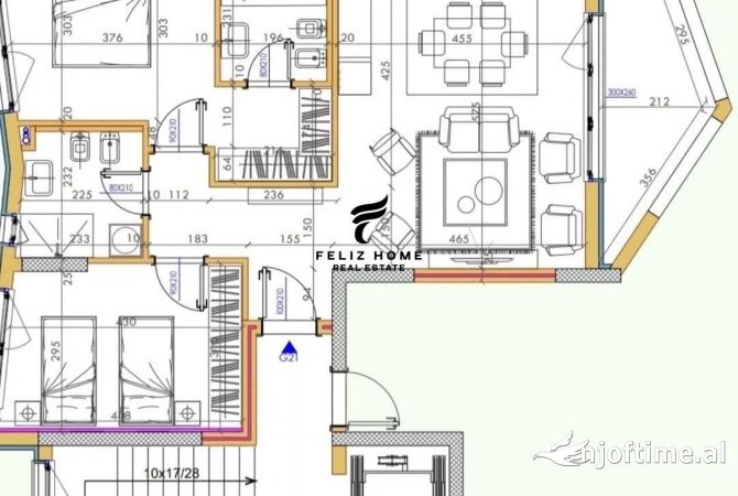 Shtepi me qera Apartament ne Tirane, 2+1, Mobilimi Bosh, pa mobiluar, Pagesa 500  Euro.