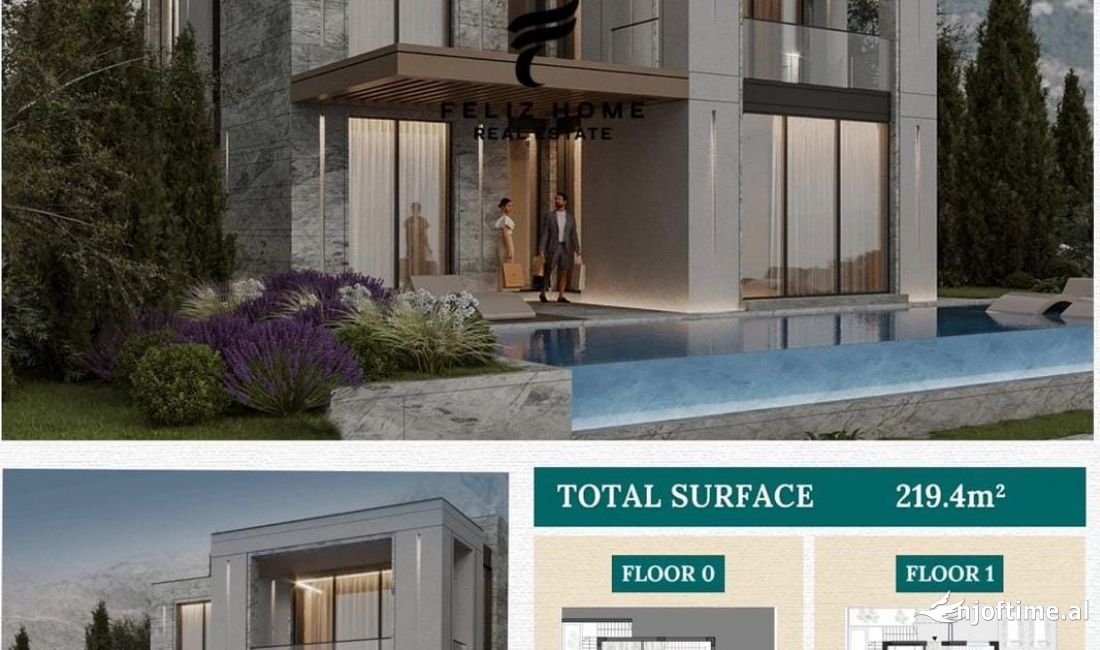 Shtepi ne shitje Vila Luksoze ne Himare, 5+1, Mobilimi Bosh, pa mobiluar, Pagesa 1,100,000  Euro.