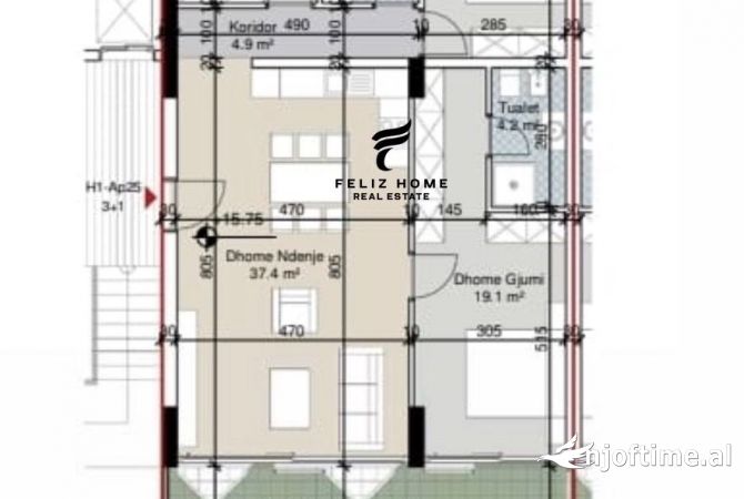 Shtepi ne shitje 2+1 ne Durres - 555,000 Euro