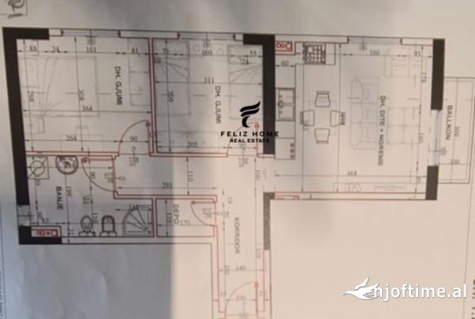 Shtepi ne shitje 2+1 ne Tirane - 150,000 Euro