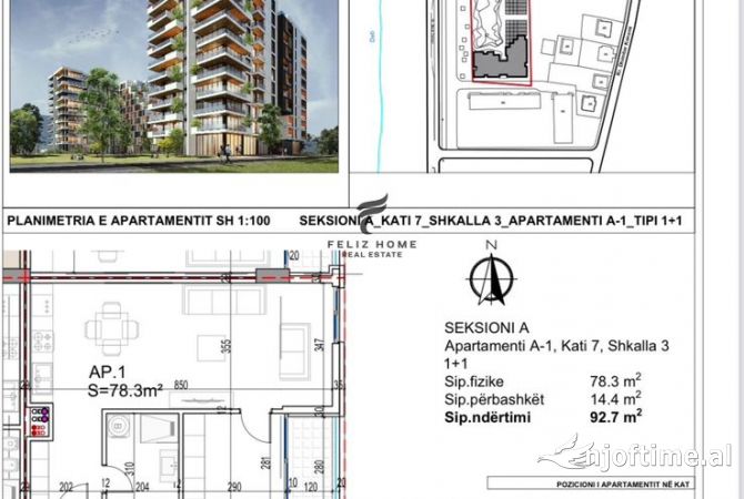 Shtepi ne shitje Apartament ne Vlore, 1+1, Mobilimi Bosh, pa mobiluar, Pagesa 340,200  Euro.