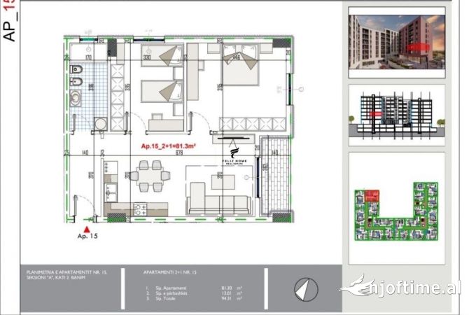 Shtepi ne shitje 2+1 ne Tirane - 89,600 Euro