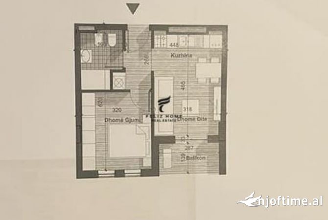 Shtepi ne shitje 1+1 ne Tirane - 65,000 Euro