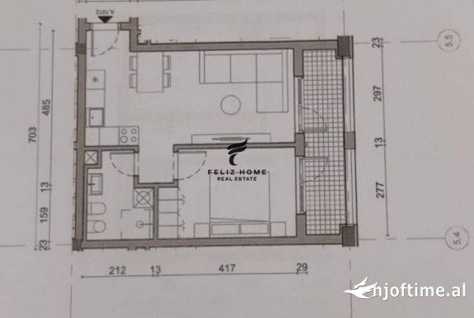 Shtepi ne shitje 1+1 ne Tirane - 76,000 Euro