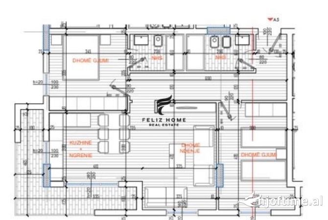 Shtepi ne shitje 2+1 ne Tirane - 205,000 Euro