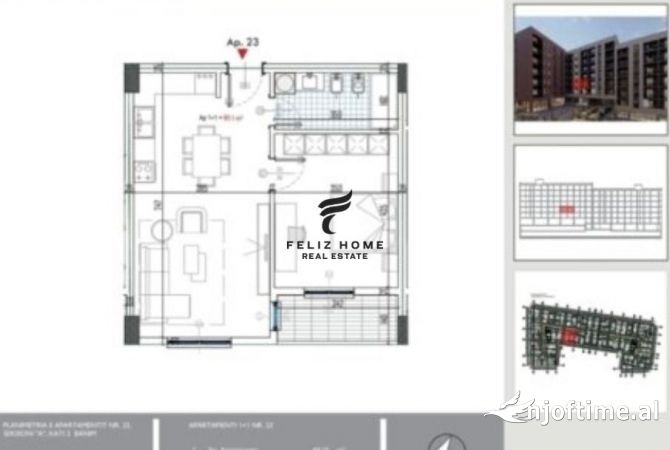 Shtepi ne shitje 1+1 ne Tirane - 66,224 Euro