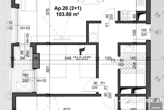 Shtepi ne shitje 2+1 ne Tirane - 157,130 Euro
