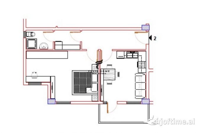 Shtepi ne shitje 1+1 ne Tirane - 120,000 Euro
