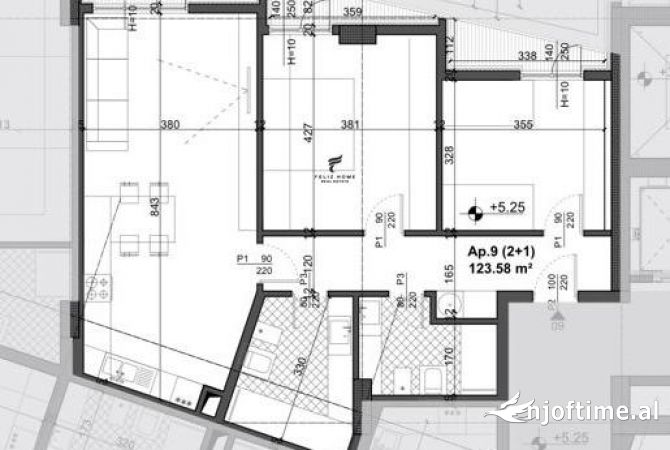 Shtepi ne shitje 2+1 ne Tirane - 180,000 Euro