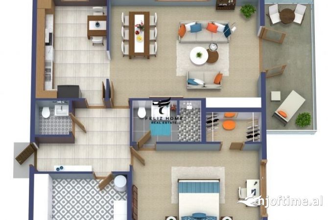 Shtepi ne shitje 1+1 ne Tirane - 88,000 Euro