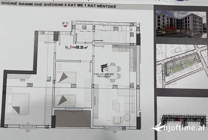 Shtepi ne shitje 2+1 ne Tirane - 78,000 Euro