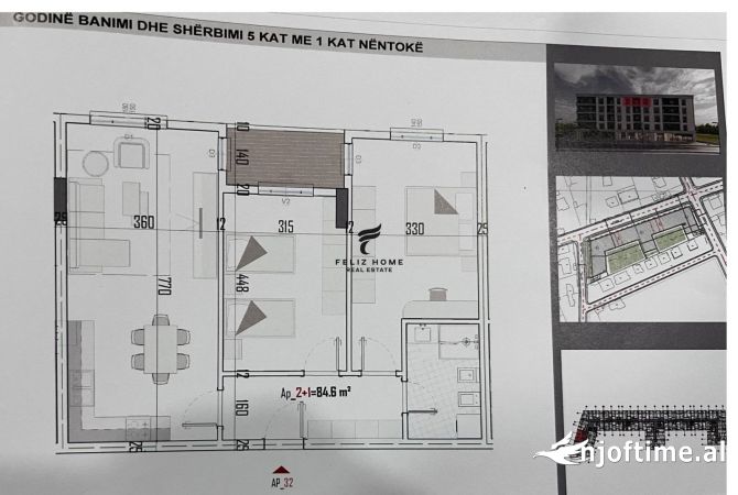 Shtepi ne shitje 2+1 ne Tirane - 75,000 Euro