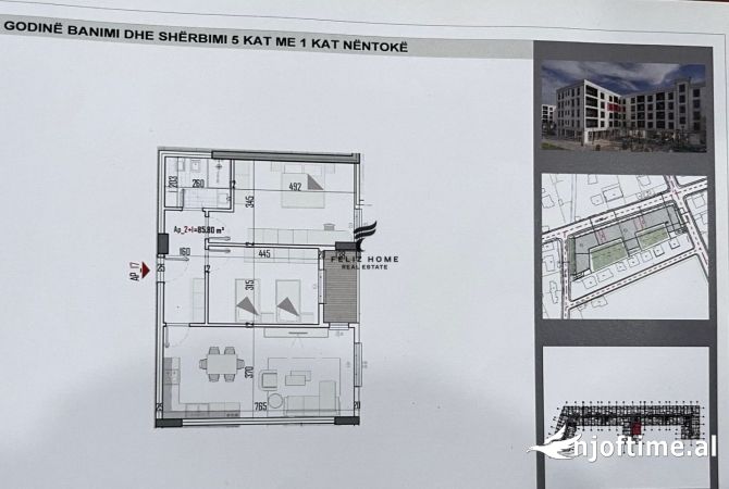 Shtepi ne shitje 2+1 ne Tirane - 76,000 Euro