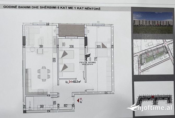 Shtepi ne shitje 2+1 ne Tirane - 82,500 Euro