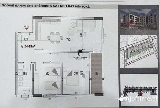 Shtepi ne shitje 2+1 ne Tirane - 76,000 Euro