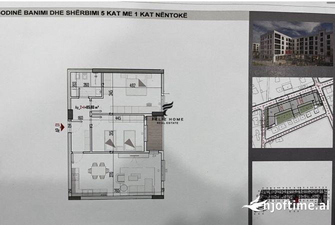 Shtepi ne shitje 2+1 ne Tirane - 75,700 Euro
