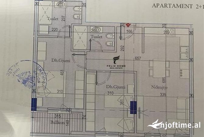 Shtepi ne shitje 2+1 ne Tirane - 120,000 Euro