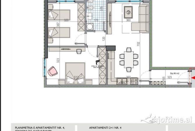 Shtepi ne shitje 2+1 ne Tirane - 78,000 Euro