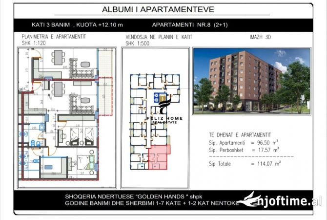 Shtepi ne shitje 2+1 ne Tirane - 132,250 Euro