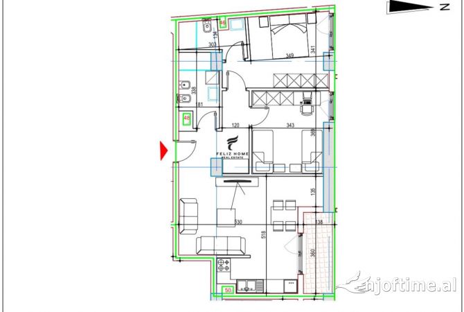 Shtepi ne shitje 2+1 ne Tirane - 260,000 Euro