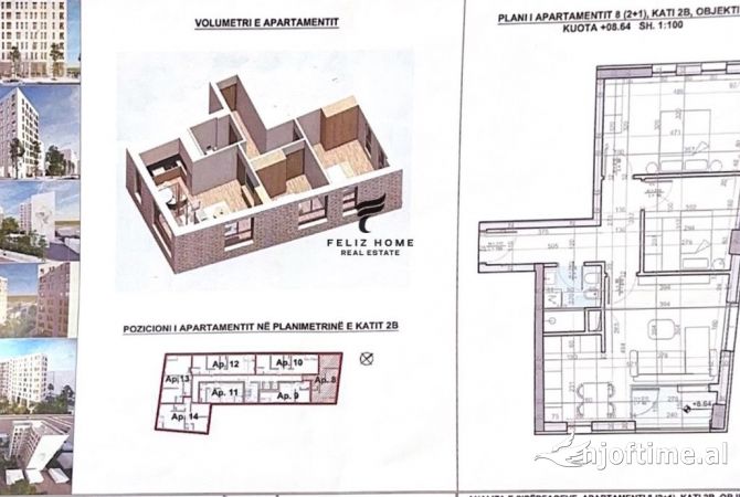 Shtepi ne shitje 2+1 ne Tirane - 115,000 Euro