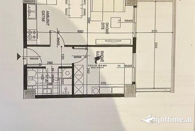 Shtepi ne shitje 1+1 ne Tirane - 110,000 Euro
