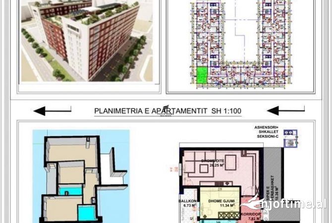 Shtepi ne shitje 2+1 ne Tirane - 235,000 Euro